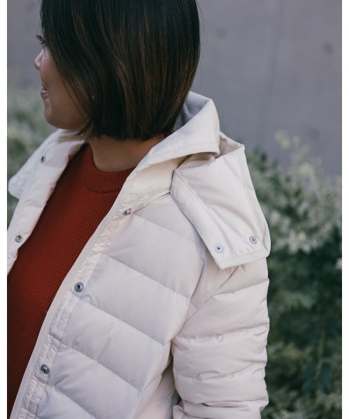 「Vincent et Mireille」 ダウンコート 34 ネイビー レディース_画像4