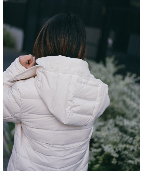 「Vincent et Mireille」 ダウンコート 34 ネイビー レディース_画像8