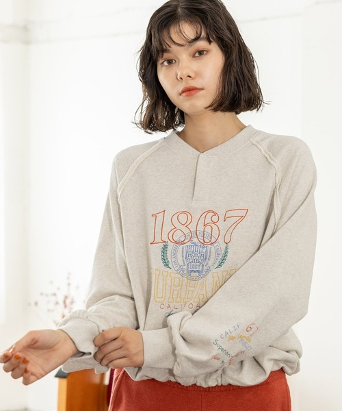 niko and… 「niko and」 スウェットカットソー LARGE ネイビー