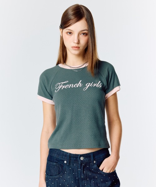 tシャツ L15 RINGER T-SHIRT レディース