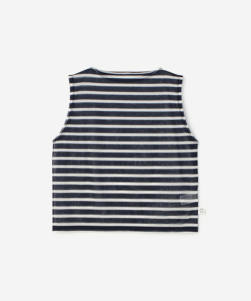 tシャツ ORCIVAL | シースルー ボートネックスリーブレスカットソー WOMEN レディース ORCIVAL tシャツ | シースルー ボートネックスリーブレス