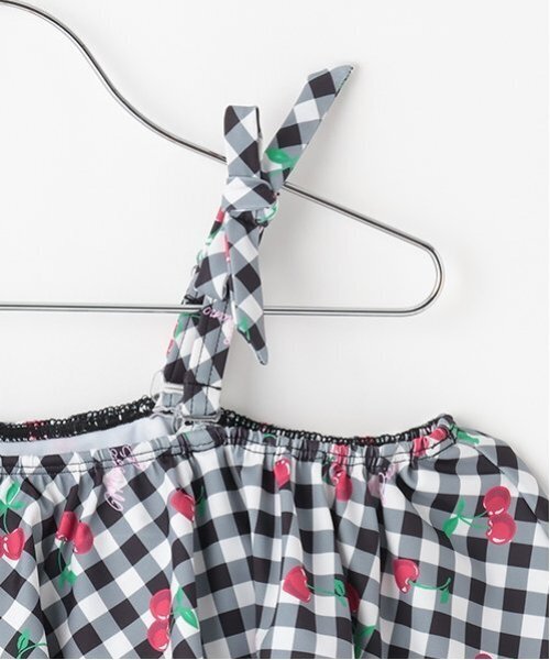 mezzo piano Junior 水着 「SWIM」チェリー柄フリル swim wear