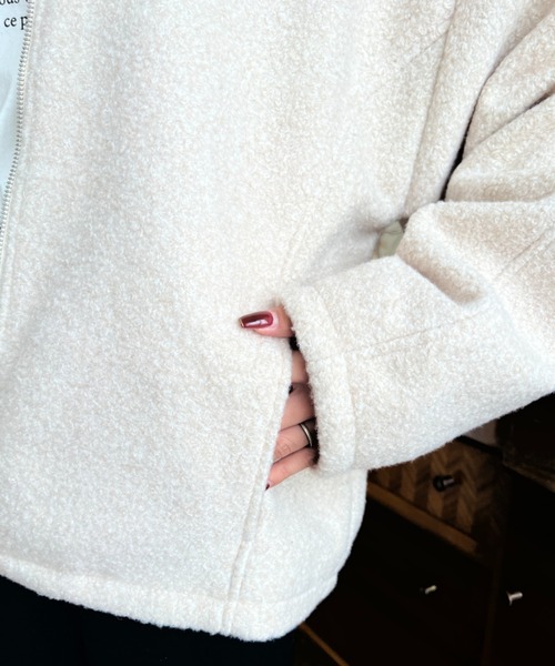 「moment+」 ブルゾン M ベージュ レディース_画像8