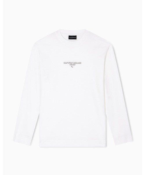 12D677-9 EMPORIO ARMANI エンポリオアルマーニ トップス EMPORIO ARMANI tシャツ 「エンポリオ アルマーニ」トップス リヨセル