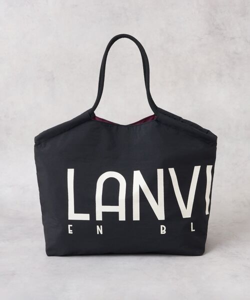 LANVIN en Bleu トートバッグ ロゴドロストトートバッグ レディース