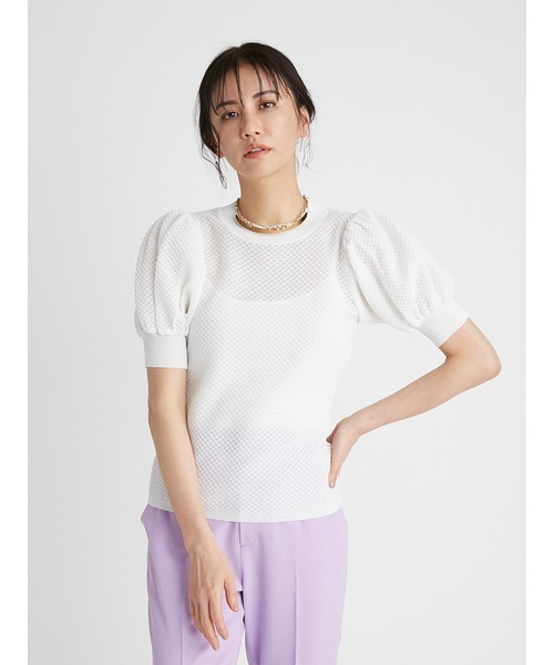 CELFORD（セルフォード） 半袖ニット 38 ホワイト レディース