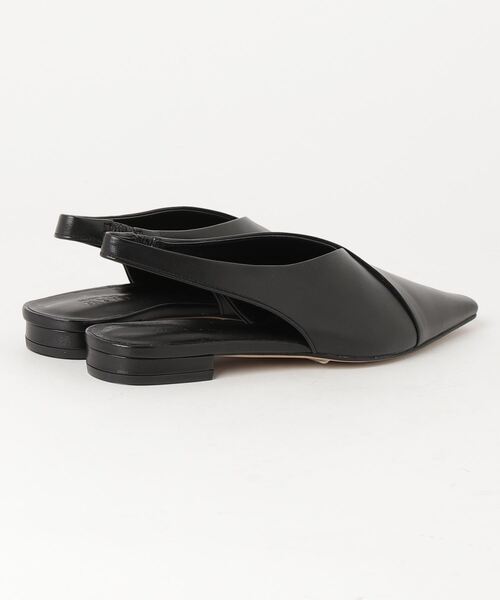 MARW ブラック フラットサンダル MARW UNITED ARROWS 「MARW ARROWS」 フラットサンダル 23.5cm