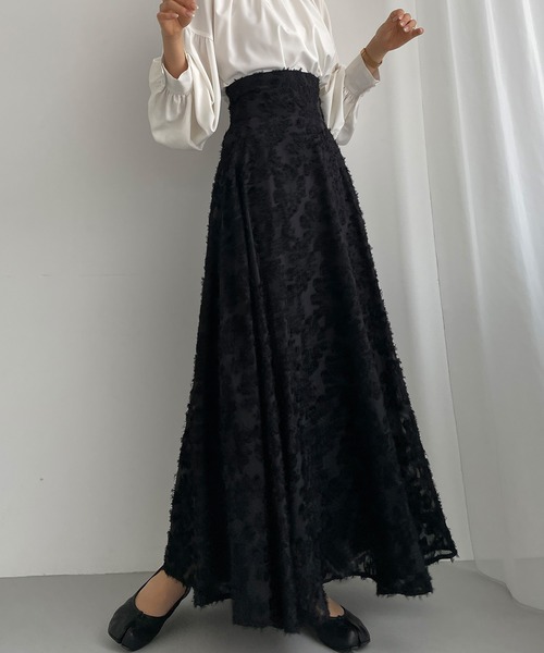 「Louere」 フレアスカート X-LARGE ホワイト レディース_画像2