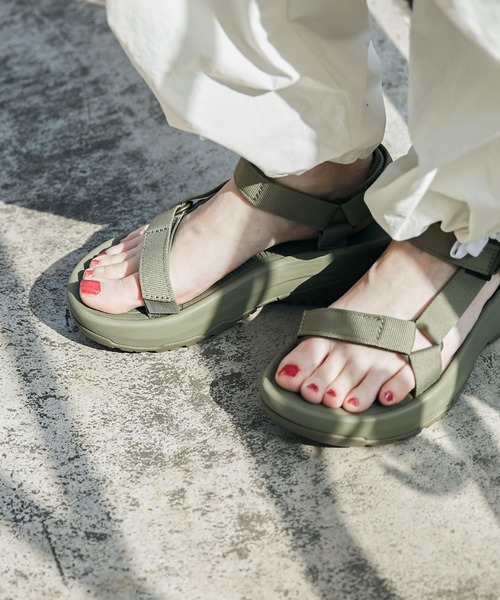 テバ　オール・オリーブ色　サンダル Teva 「Teva」 フラットサンダル 24 オリーブ レディース
