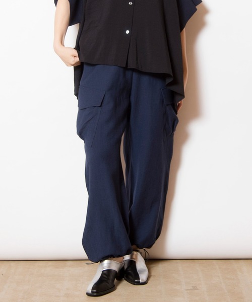 osmosis / ドロストヘムカーゴパンツ OSMOSIS パンツ ドロストヘムカーゴパンツ レディース