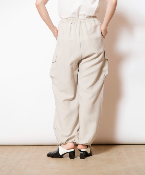 osmosis / ドロストヘムカーゴパンツ OSMOSIS パンツ ドロストヘムカーゴパンツ レディース