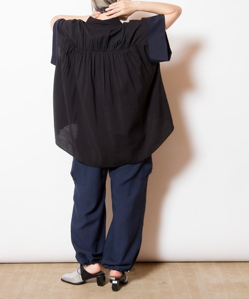 osmosis / ドロストヘムカーゴパンツ OSMOSIS パンツ ドロストヘムカーゴパンツ レディース