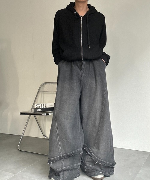 パーカー 「ユニセックス商品」ワッフルZIPパーカー メンズ レディース | CREARE -LINO- | 21