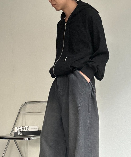 パーカー 「ユニセックス商品」ワッフルZIPパーカー メンズ レディース | CREARE -LINO- | 22