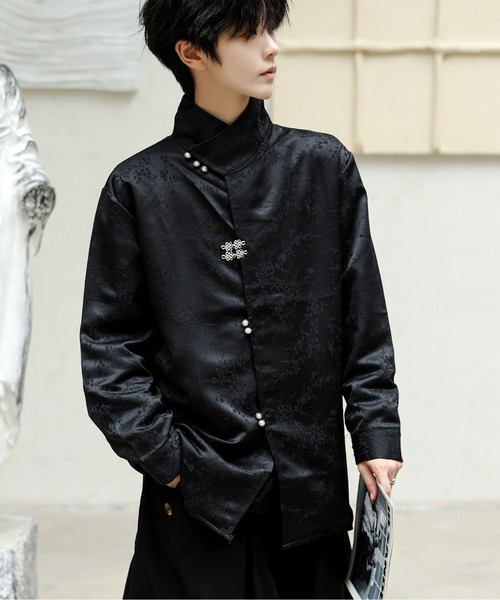 NEOS（KOKUYO） シャツ 「neos」ルーズシルエット デザイン ボタン