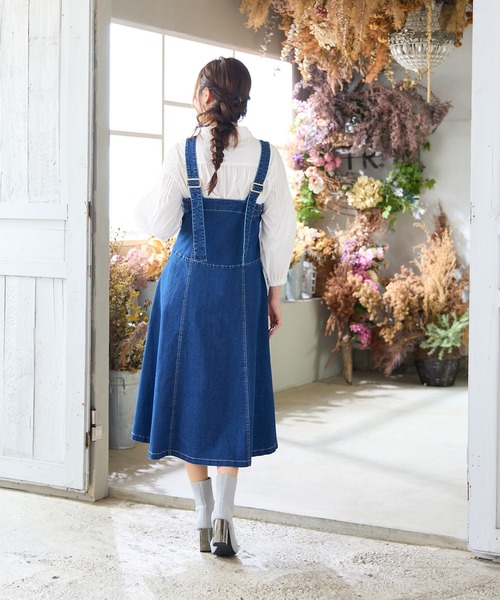 Rose Tiara（ローズティアラ） ジャンパースカート 「伸縮性」フレア