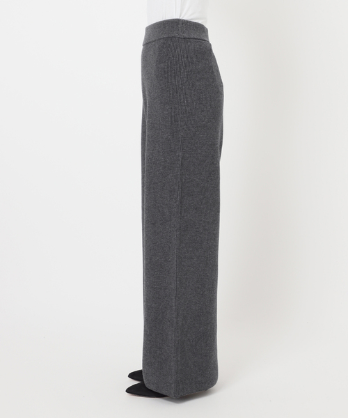 Spick＆Span（スピック アンド スパン） パンツ 片畦ニットパンツ