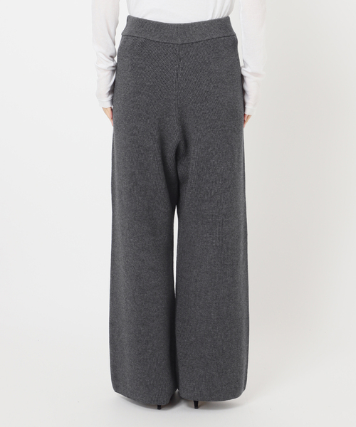 Spick＆Span（スピック アンド スパン） パンツ 片畦ニットパンツ