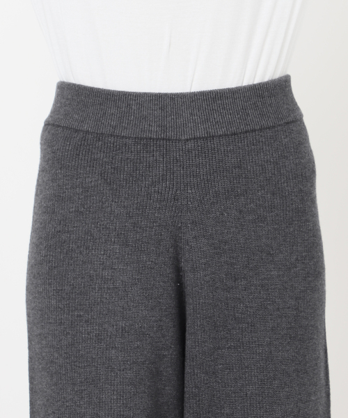 Spick＆Span（スピック アンド スパン） パンツ 片畦ニットパンツ