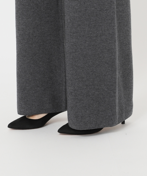 Spick＆Span（スピック アンド スパン） パンツ 片畦ニットパンツ