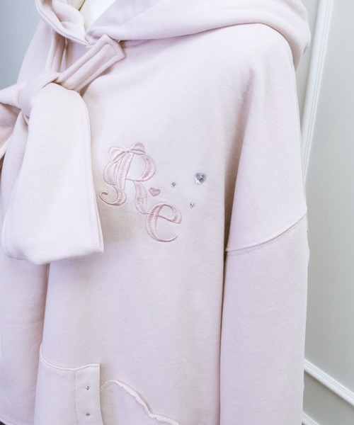 ReAmour パーカー リボンBIGパーカー レディース メンズ : ZOZOTOWN