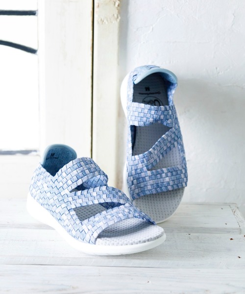 「Gomu 56」 フラットサンダル SS ブラック レディース_画像7