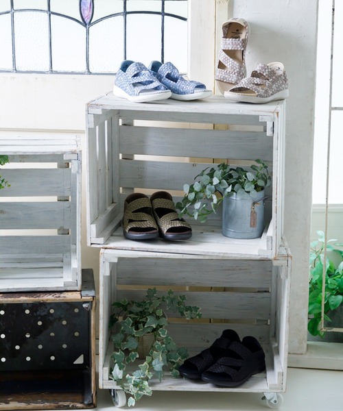 「Gomu 56」 フラットサンダル SS ブラック レディース_画像9