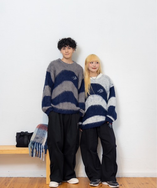 kaoyorinakami セーター ニット KUNE-KUNE KNIT / クネクネニット