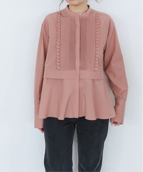 Marilyn Moon（マリリンムーン） ブラウス シャツ tuck frill flare