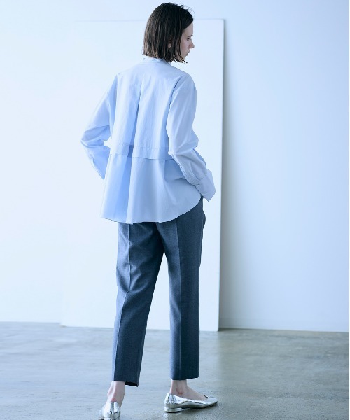 Marilyn Moon（マリリンムーン） ブラウス シャツ tuck frill flare