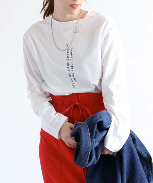 cepo（セポ） tシャツ 「前後2way」ロングスリーブロゴTee レディース