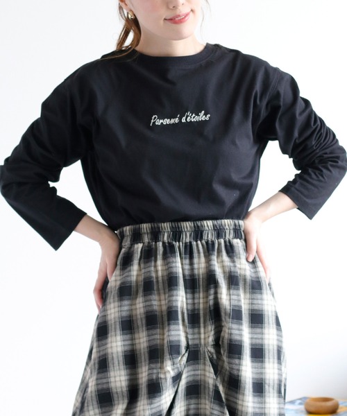 トーポ様 cepo（セポ） tシャツ 「前後2way」ロングスリーブロゴTee レディース