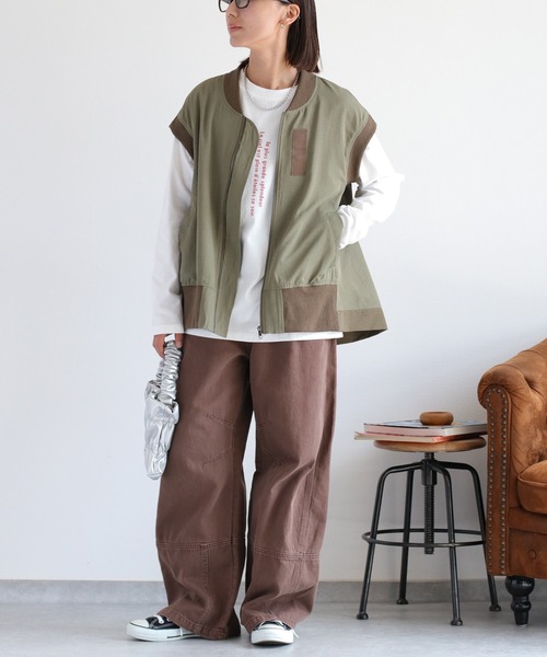 cepo（セポ） tシャツ 「前後2way」ロングスリーブロゴTee レディース