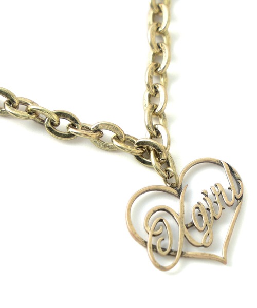 ネックレス HEART SCRIPT LOGO CHAIN NECKLACE レディース | X-girl | 03
