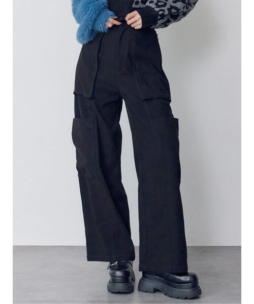 MURUA（ムルーア） カーゴパンツ カーゴZIPパンツ レディース