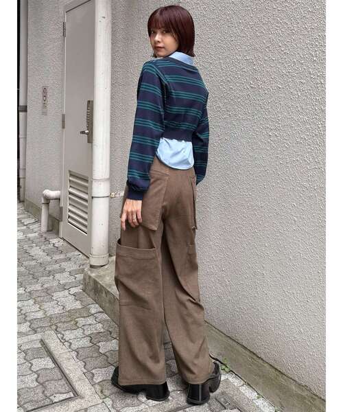 MURUA（ムルーア） カーゴパンツ カーゴZIPパンツ レディース