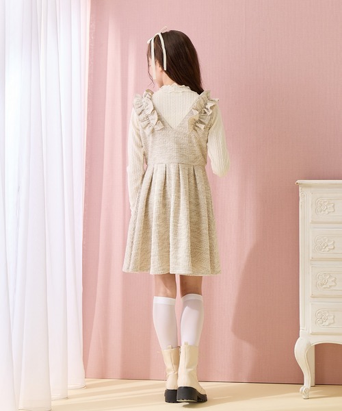 Amourire girl（アムリールガール） ワンピース カットツイード ハーフ