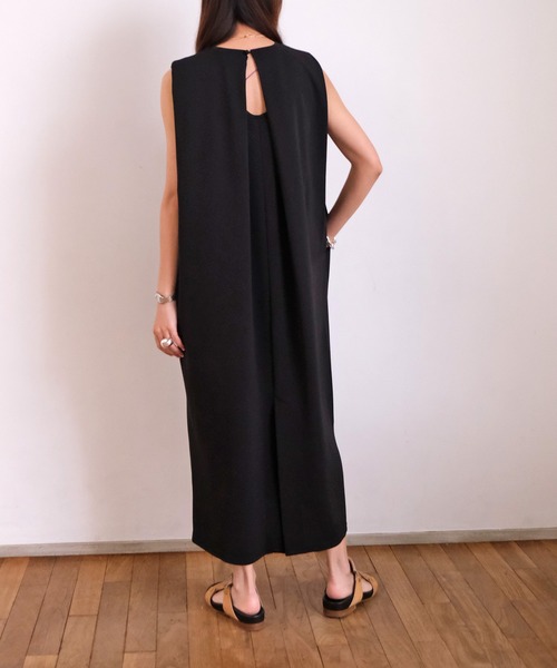 AKTE（アクテ） ノースリーブワンピース FREE グレイッシュベージュ