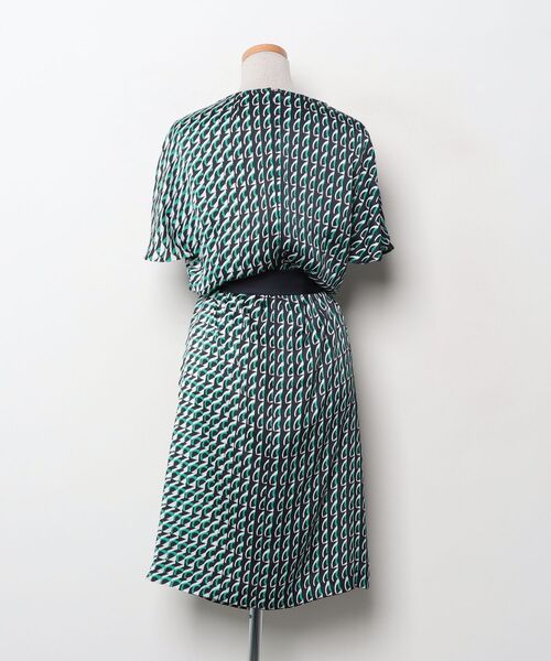 「NEMIKA」 半袖ワンピース 9 ネイビー レディース_画像2