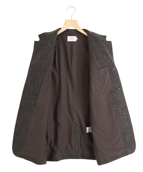 ジャケット テーラードジャケット PORT BY ARK / ポートバイアーク：British Tweed Jacket：PO18-JK01「COR」の画像
