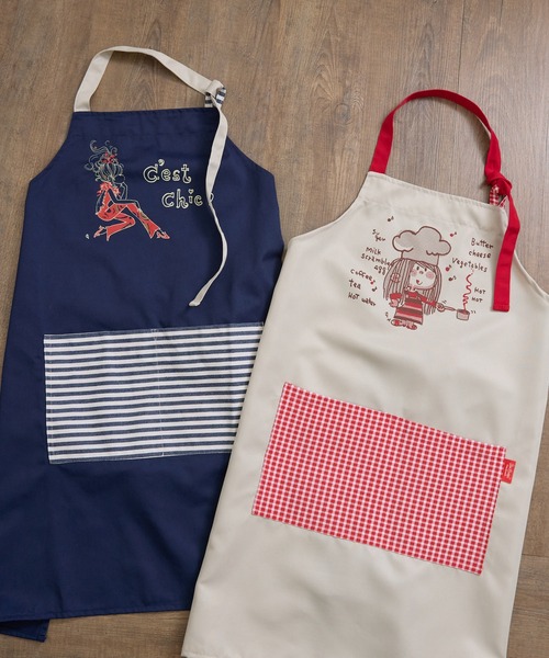 Paradise Picnic（パラダイスピクニック） エプロン 「水森亜土