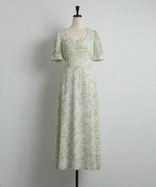 「tocco closet」 半袖ワンピース M オレンジ レディース_画像5