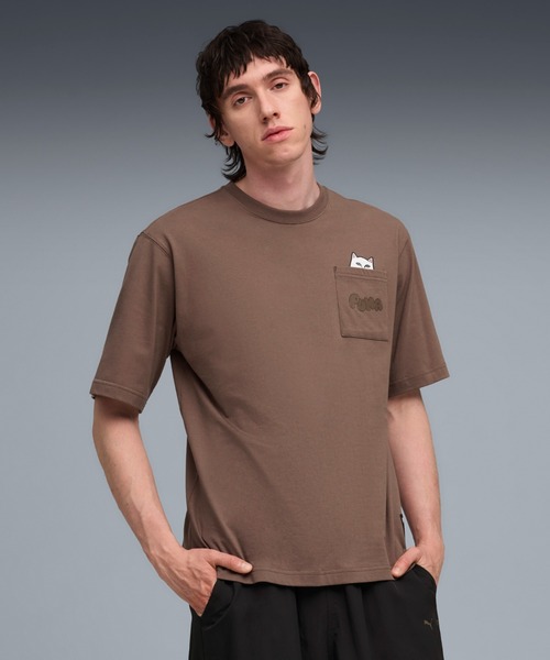 PUMA（プーマ） tシャツ ユニセックス PUMA x RIPNDIP リラックスド