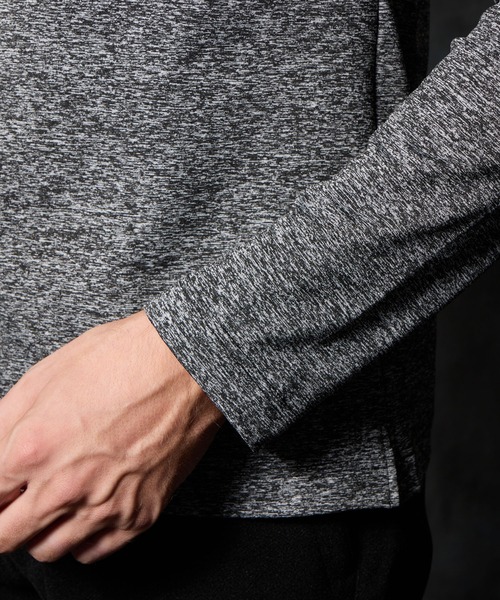 HIDEAWAYS NICOLE（ハイダウェイ ニコル） ポロシャツ メランジ裏起毛