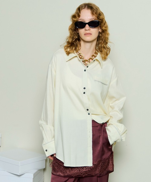 MAISON SPECIAL メゾンスペシャル　シャツ MAISON SPECIAL（メゾンスペシャル） ブラウス シャツ Oversized Shirt