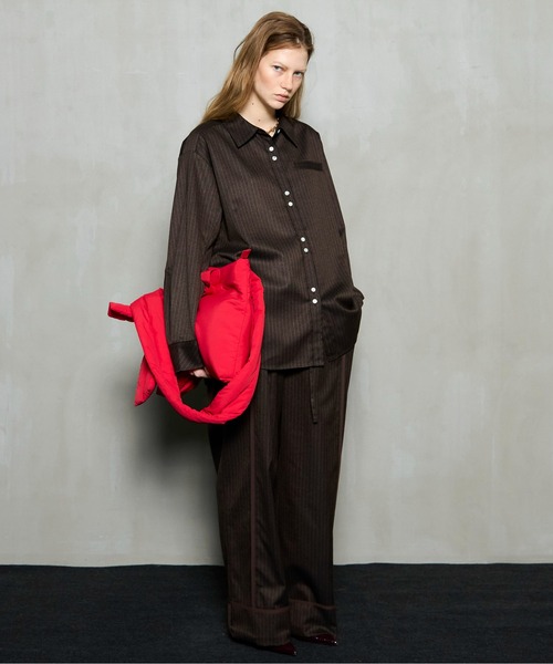 MAISON SPECIAL（メゾンスペシャル） ブラウス シャツ Saxony Shirt