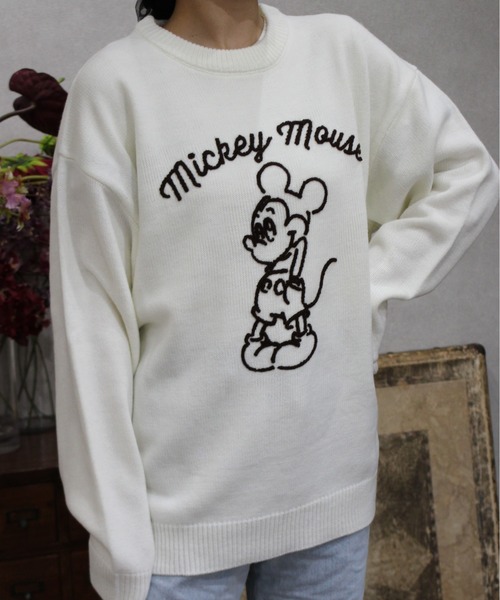 MICKEY MOUSE（ミッキーマウス） ニット セーター 「DISNEY/ディズニー