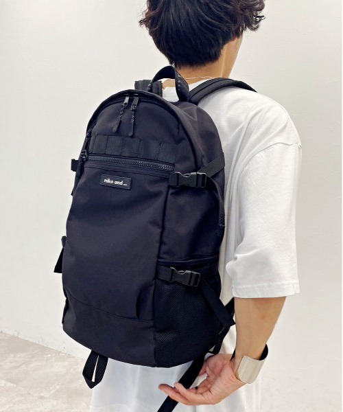niko and…（ニコアンド） リュック 0 ブラック レディース : ZOZOTOWN