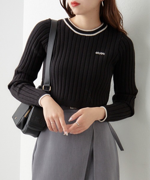 Chico（チコ） 長袖ニット FREE ブラック レディース : ZOZOTOWN Yahoo