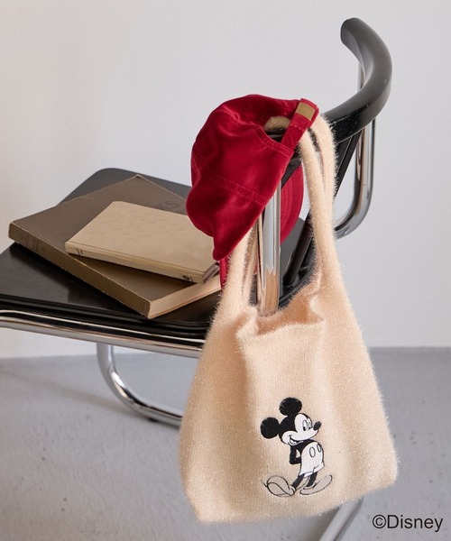 Disney（ディズニー） トートバッグ 「MICKEY(ミッキー)」ラメトート